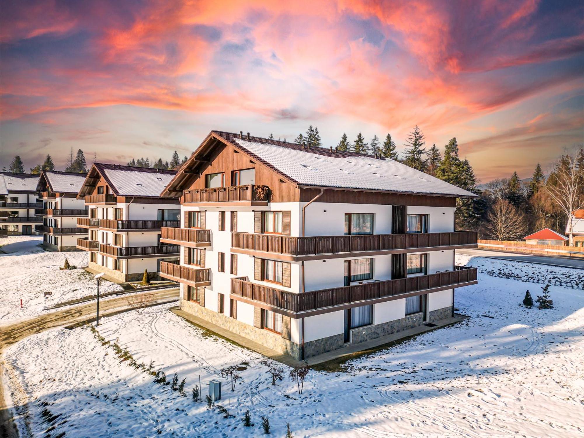 Albert Residence Aparthotel Grand Chalet With Free Spa Access To Alpin Resort Poiana Brasov Εξωτερικό φωτογραφία